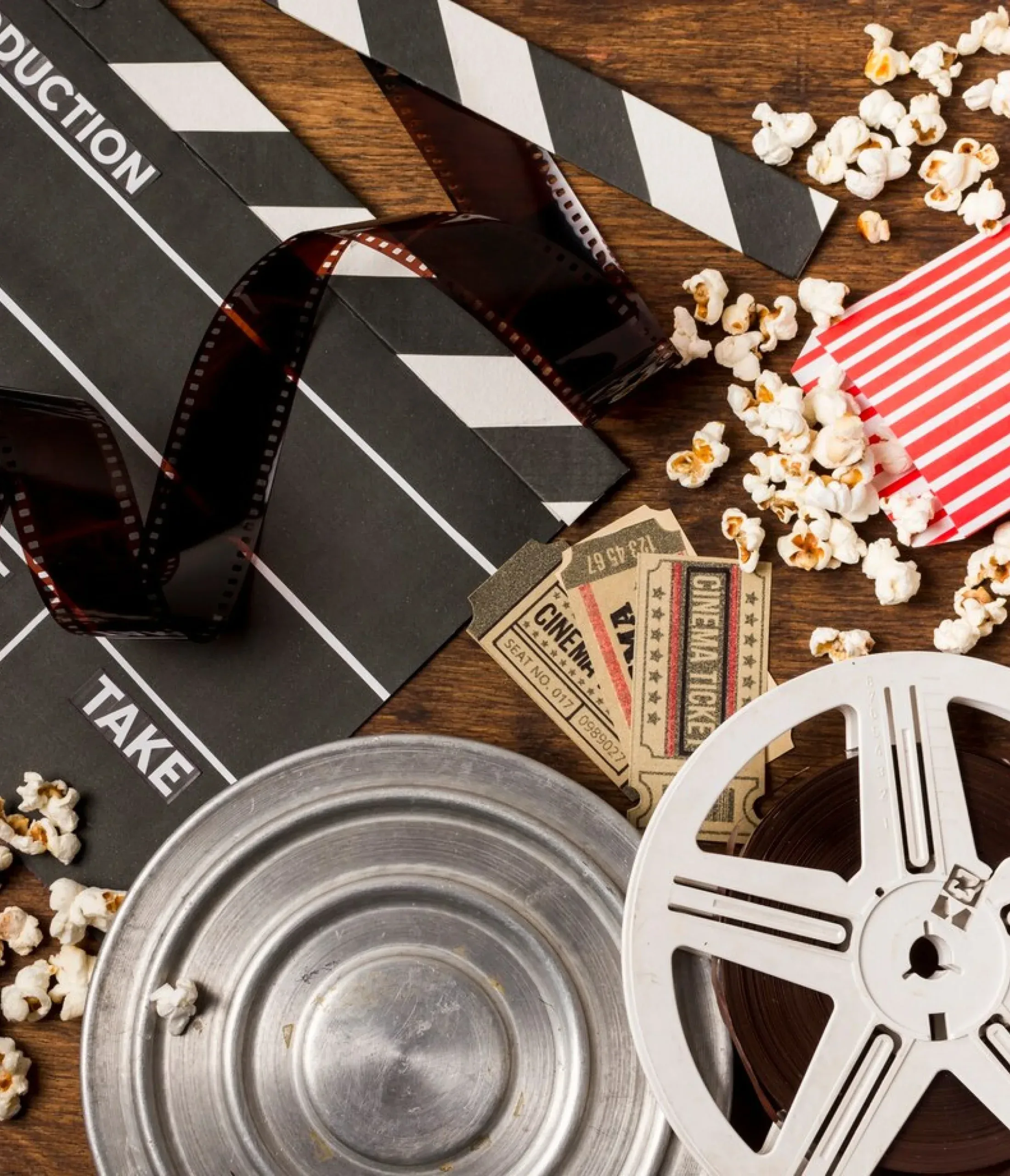 Entertainment web app streaming interface screens