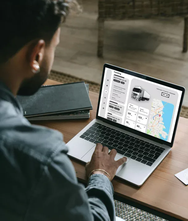 Transportation and fleet management system dashboard