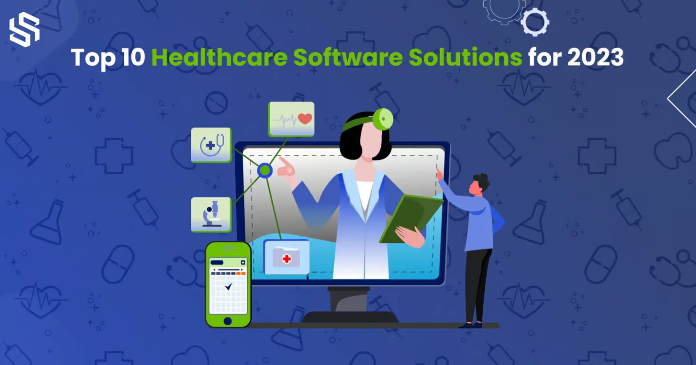 Healthcare software solution interface
