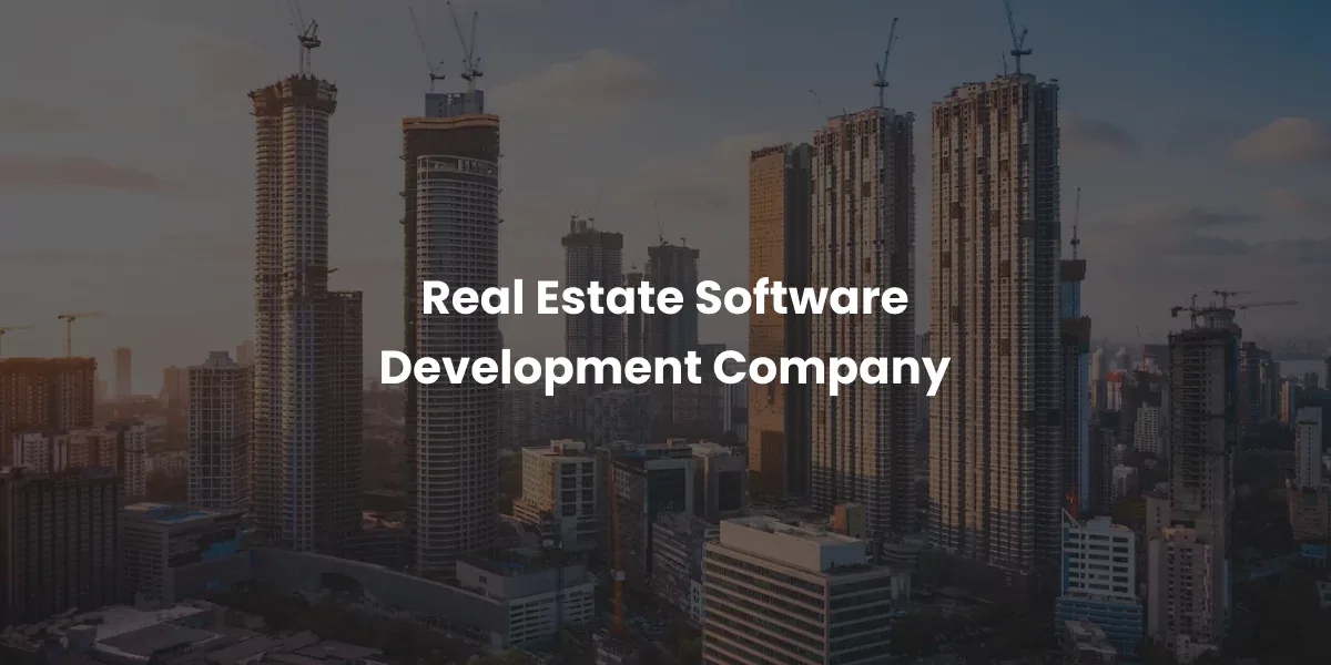 Real estate software development company interface